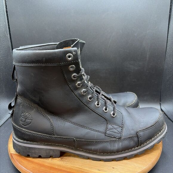 Timberland Earthkeepers Original II Mens Size 11 6-Inch Boots Black Leather